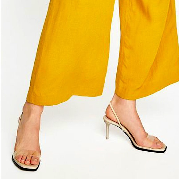 ZARA Vynl Sandals - Picture 4 of 4